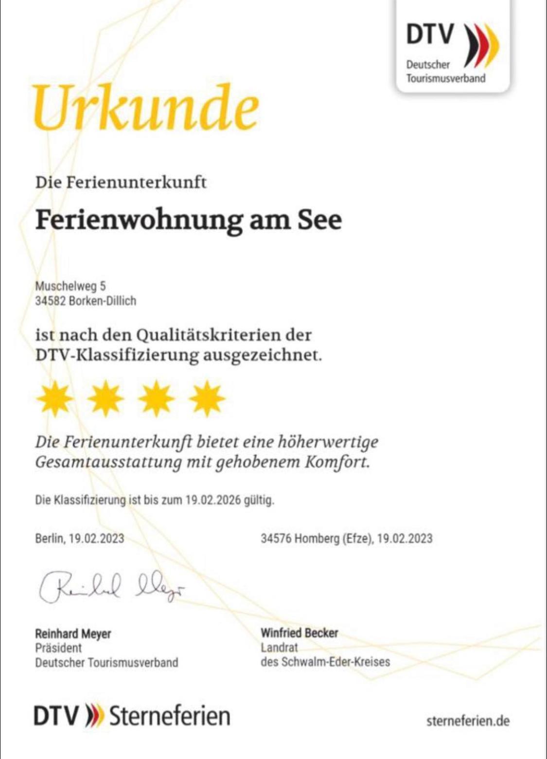 Ferienwohnung Am See Dillich - Eigener Garten - Ruhige Lage - Natur Vor Der Haustuer Borken  Екстериор снимка